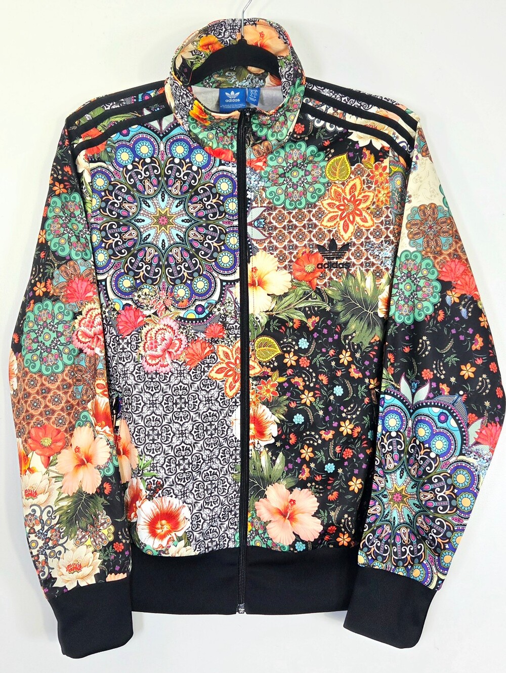 ADIDAS x FARM RIO JARDIM AGHARTA FLORAL PRINT TRACK JACKET.